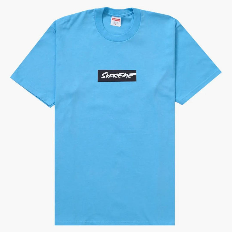 Supreme Futura Box Logo Tee Bright Blue