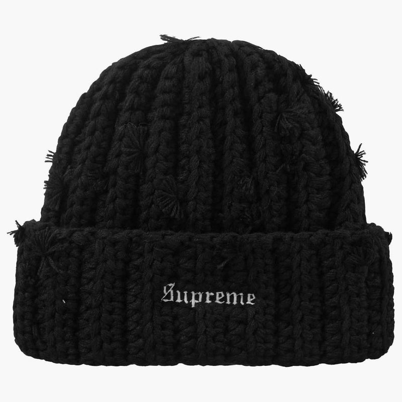 Supreme Hand Tied Beanie Black