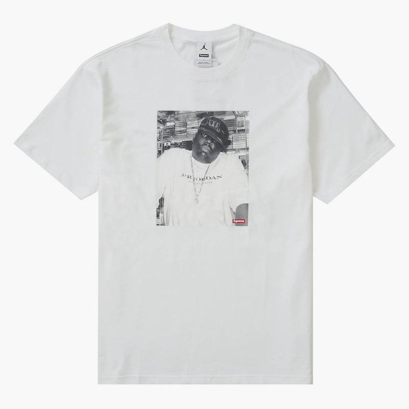 Supreme Jordan Biggie S/S Top White