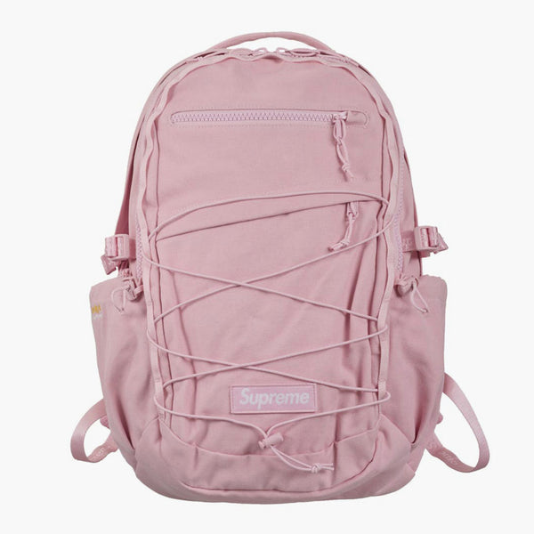 Supreme Logo Backpack (SS25) Light Pink