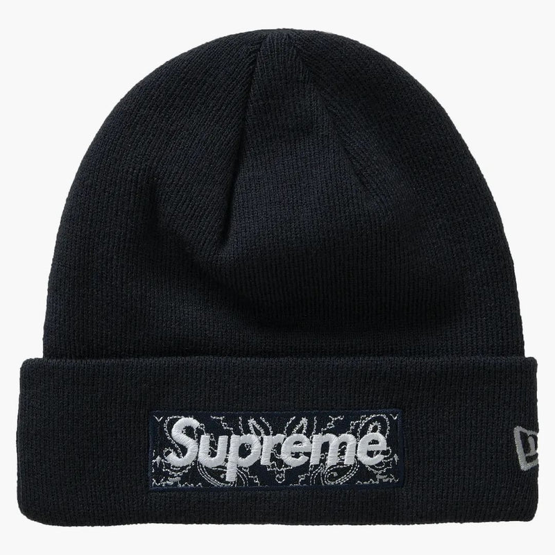 Supreme New Era Box Logo Beanie (fw19) Black