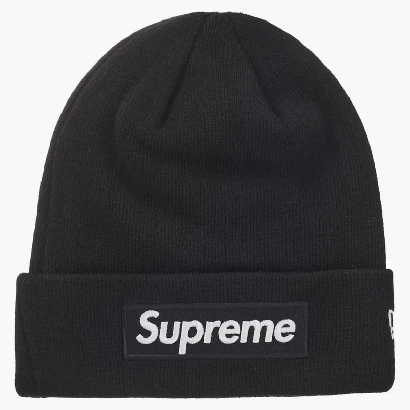 Supreme New Era Box Logo Beanie (fw24) Black