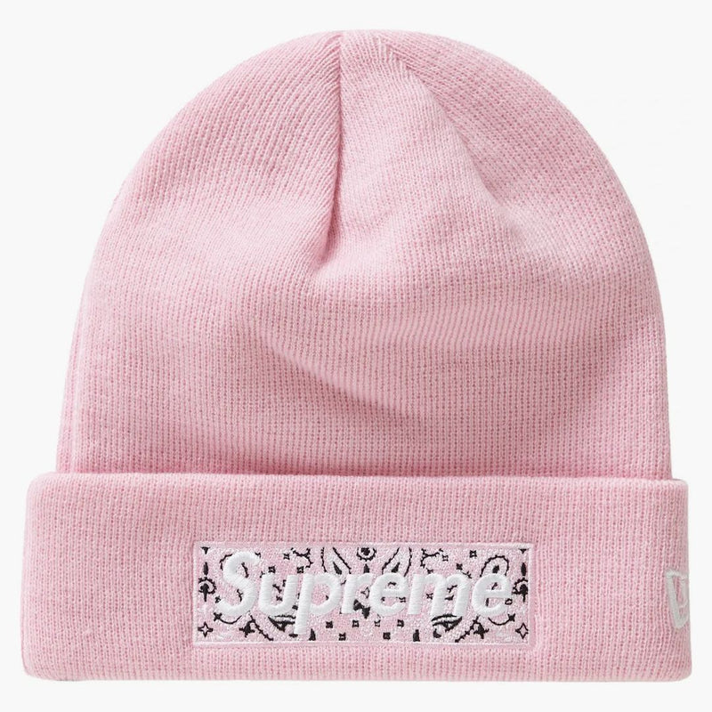 Supreme New Era Box Logo Beanie (fw19) Pink