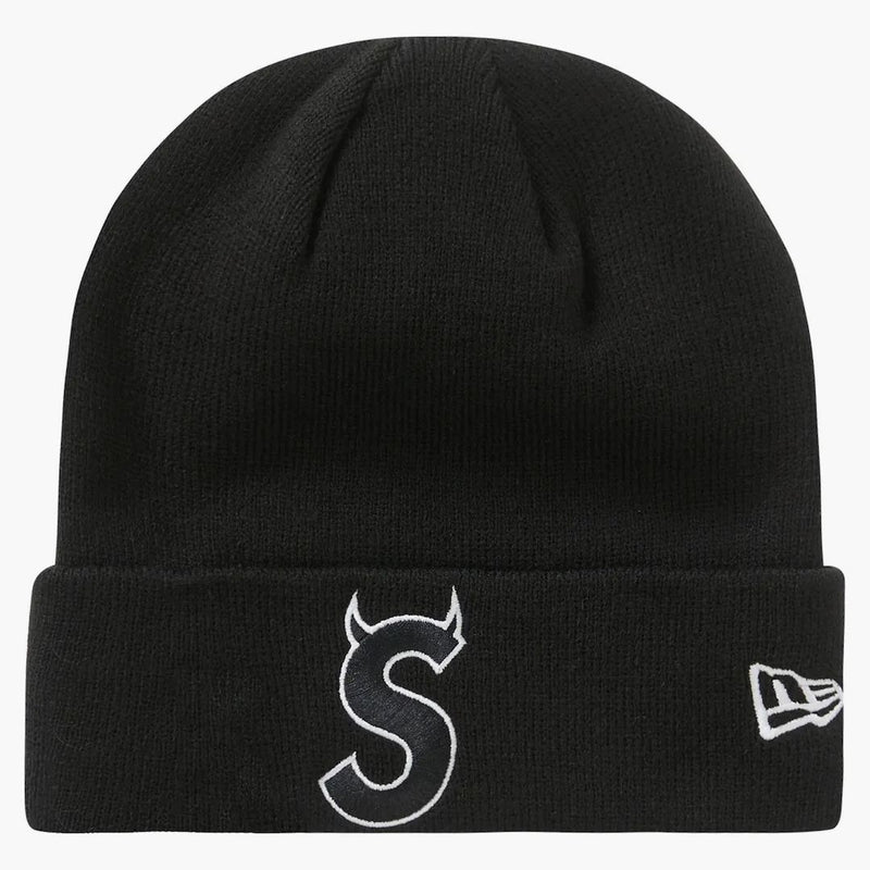 Supreme New Era S Logo Beanie (fw22) Black