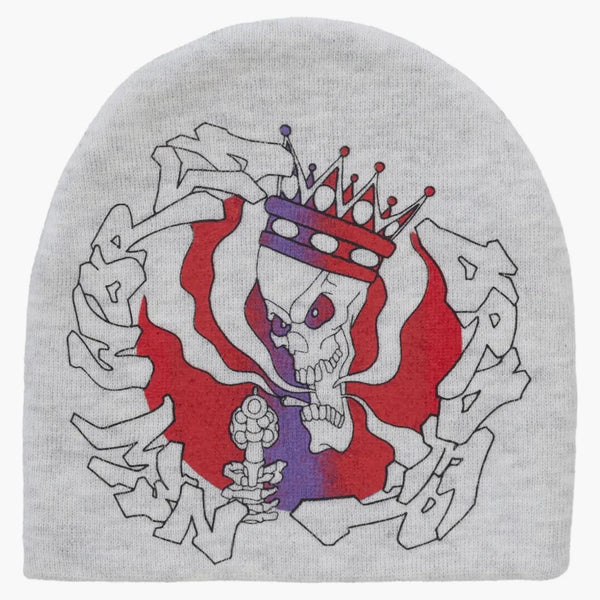 Supreme New World Order Beanie Heather Grey