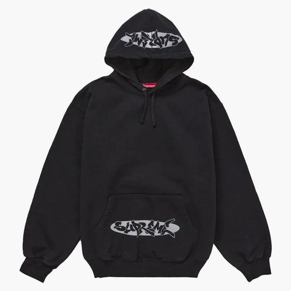 Supreme New World Order Hooded Sweatshirt Black