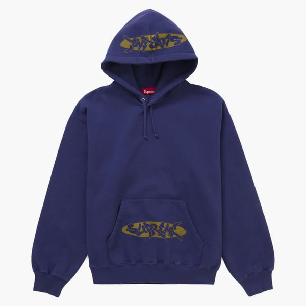 Supreme New World Order Hooded Sweatshirt Purple