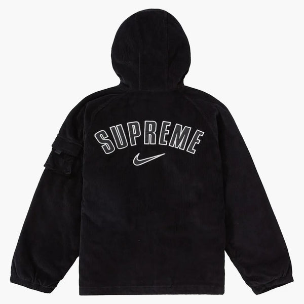 Supreme Nike Arc Corduroy Hooded Jacket Black