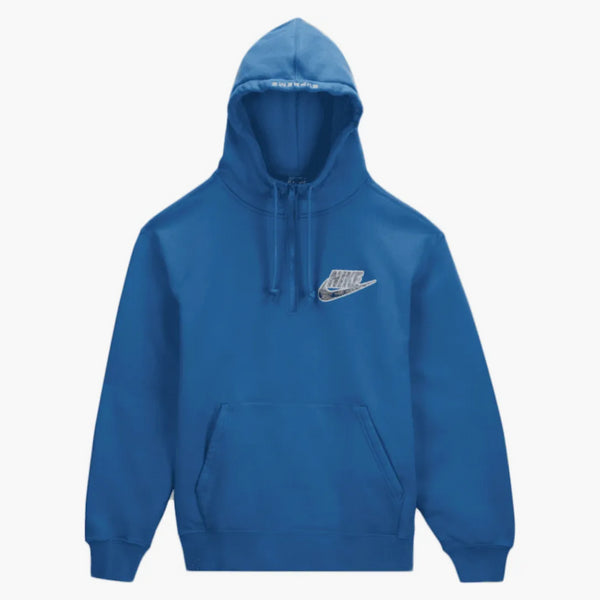 Supreme Nike Half Zip Hooded Sweatshirt Blue