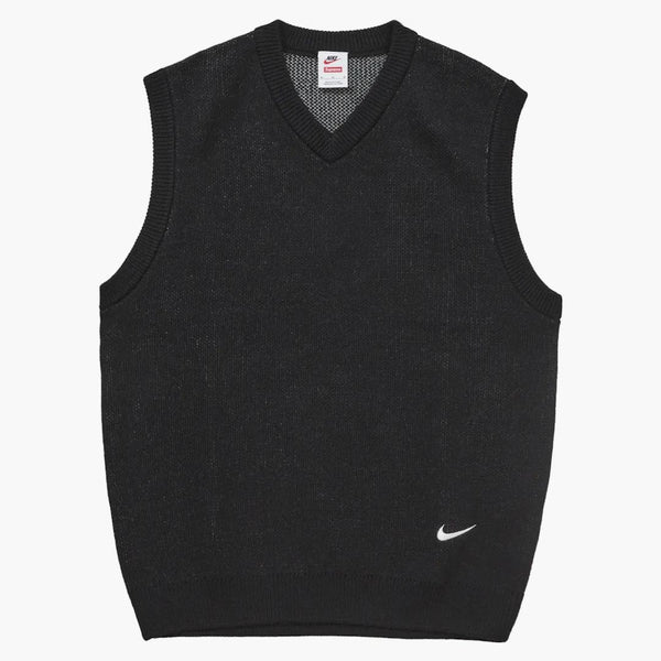 Supreme Nike Sweater Vest Black