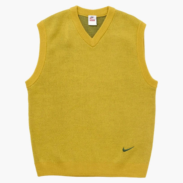 Supreme Nike Sweater Vest Yellow