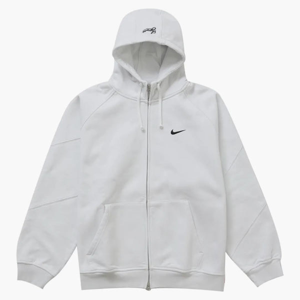 Supreme Nike Zip Up Hooded Sweatshirt White