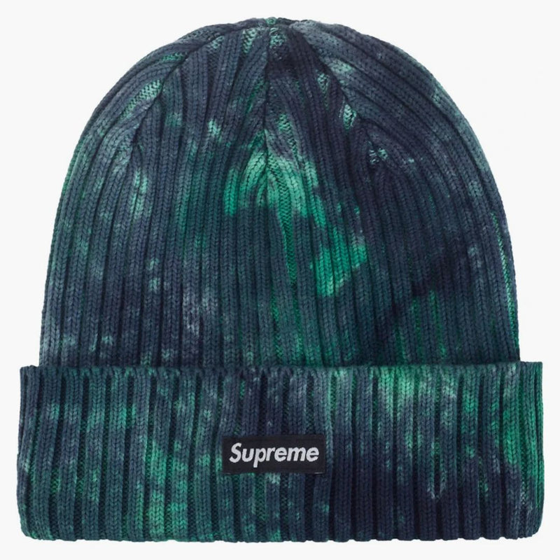 Supreme Overdyed Beanie (ss24) Splatter Green