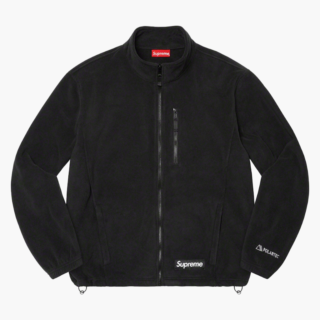 Kaufe die Supreme Polartec Zip Jacket Black | bei Hypeneedz