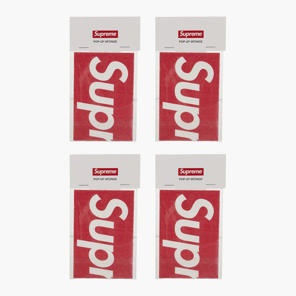 Supreme Pop-Up Sponge (Set of 4) Red