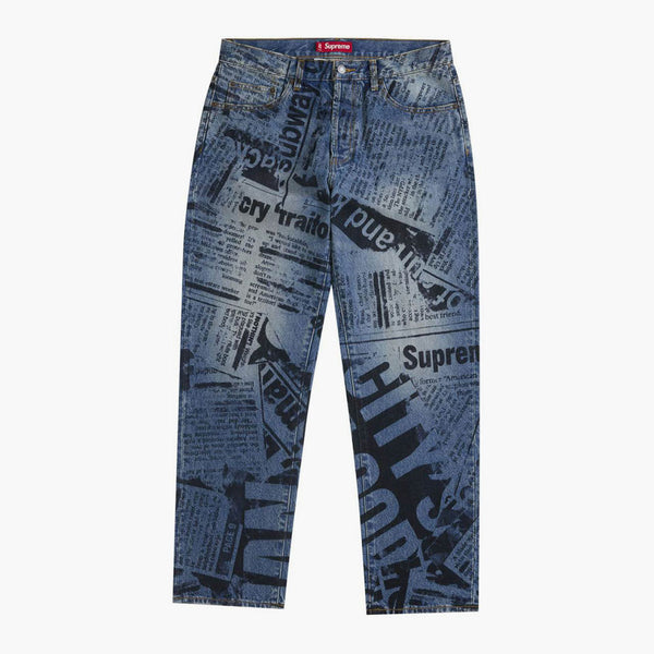 Supreme Regular Jean (SS25) Newspaper