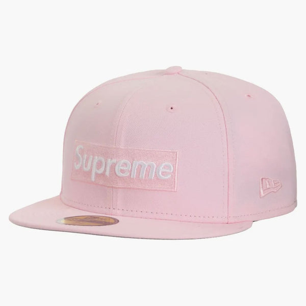 Supreme Sharpie Box Logo New Era Fitted Cap Pink