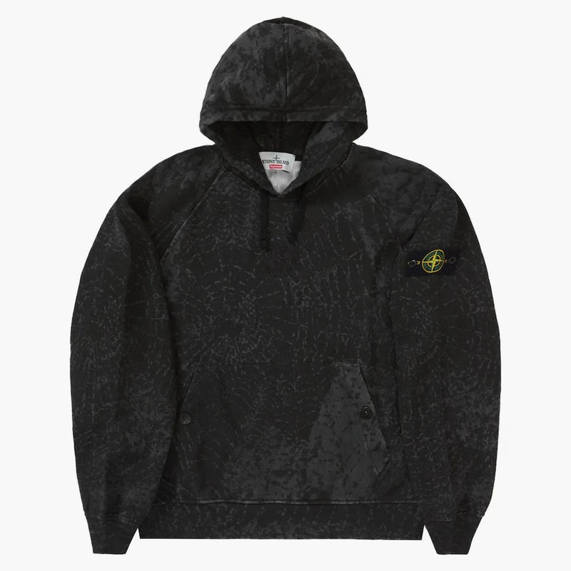 Supreme Stone Island Hooded Sweatshirt (fw23) Black