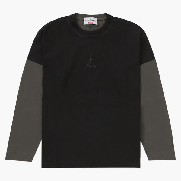 Supreme Stone Island L/s Top Black