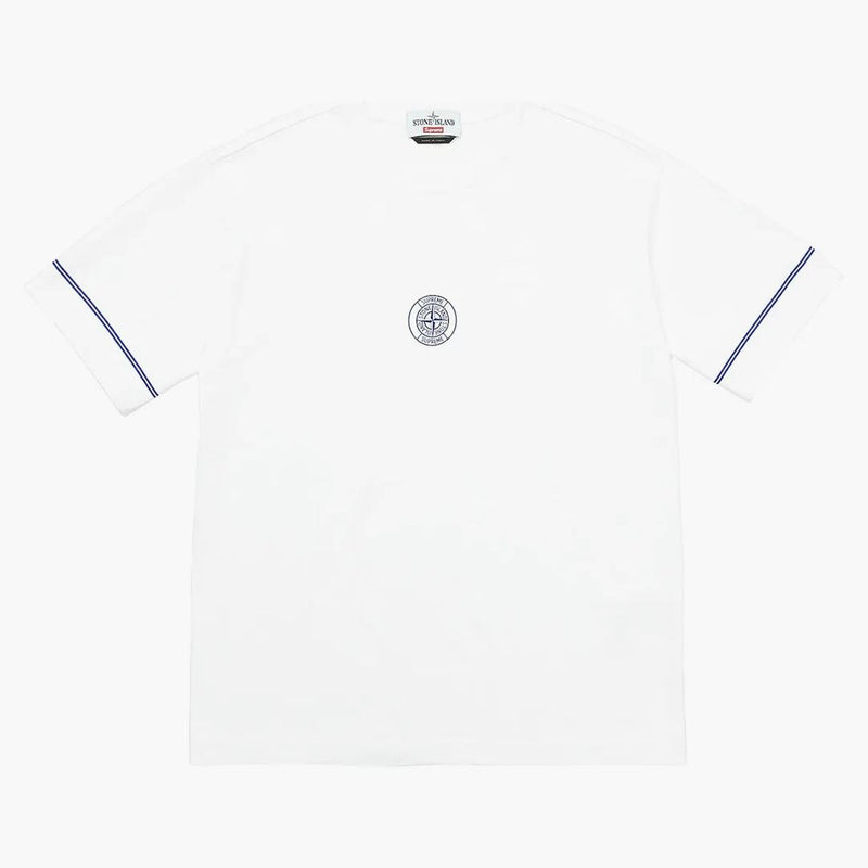 Supreme Stone Island S/s Top White