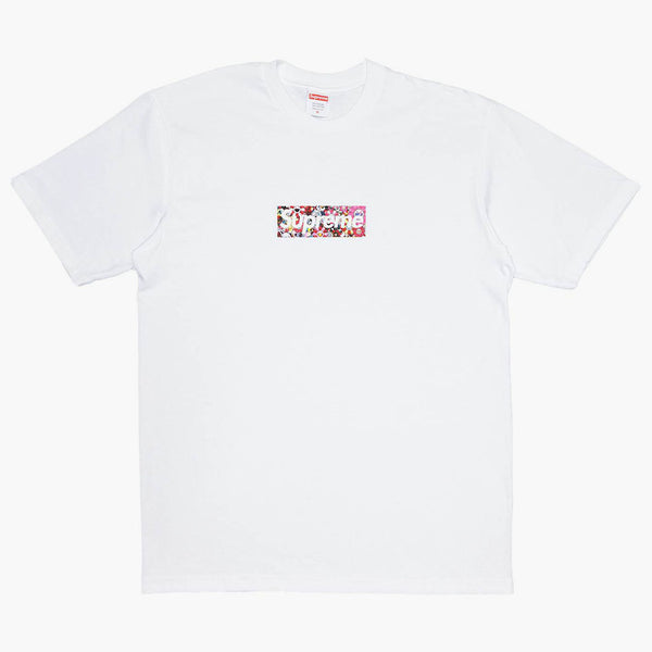 Supreme Takashi Murakami COVID-19 Relief Box Logo Tee White