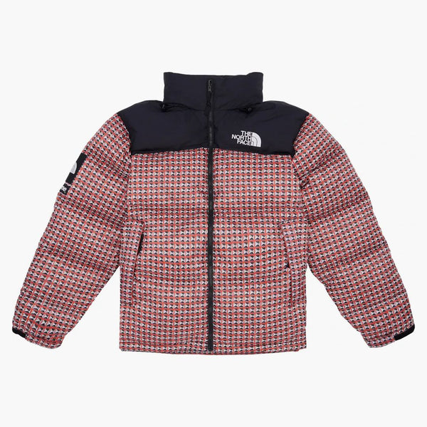 Supreme The North Face Studded Nuptse Jacket Red