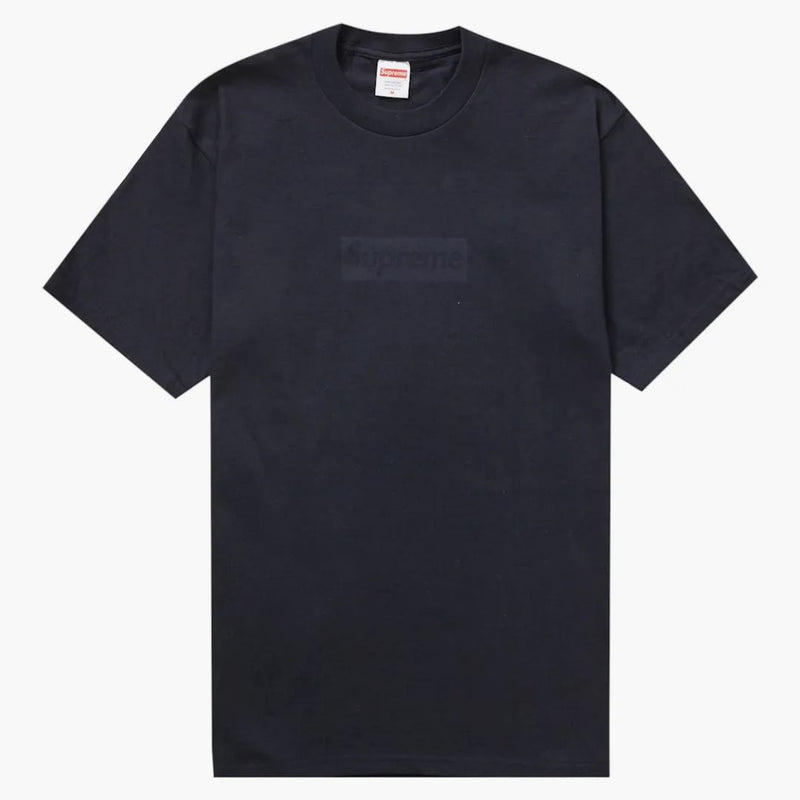 Supreme Tonal Box Logo Tee Navy