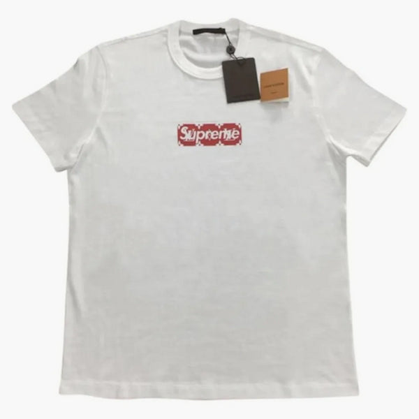 Supreme X Louis Vuitton Box Logo Tee White