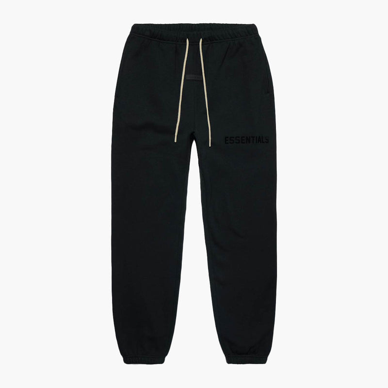 Fear of God Essentials Sweatpants Cream Drawstring Jet Black (SS23)