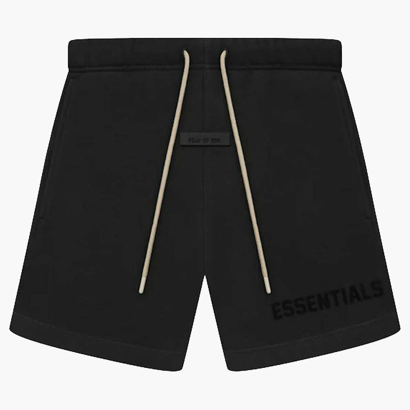 Fear of God Essentials Sweatshort Cream Drawstring Jet Black (SS23)