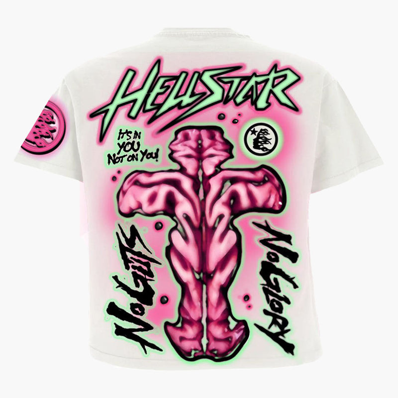 Hellstar No Guts No Glory Shirt White