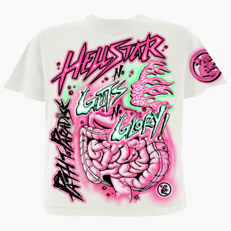 Hellstar No Guts No Glory Shirt White