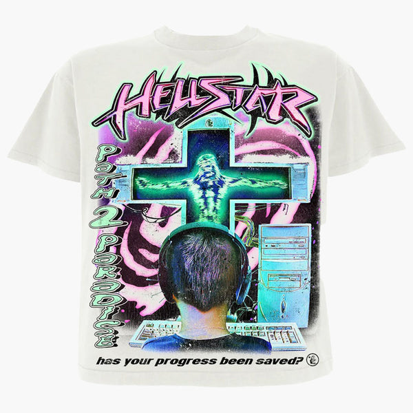 Hellstar online shirt white