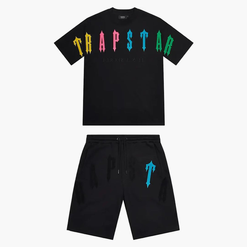 Trapstar Irongate Arch 2.0 Short Set Black/candy