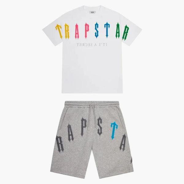 Trapstar Irongate Arch 2.0 Short Set White/candy