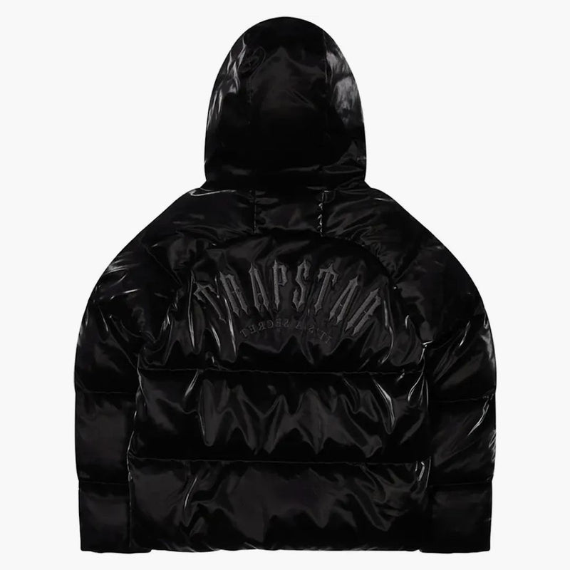 Trapstar Irongate Arch Puffer Jacket (fw23) Gloss Black