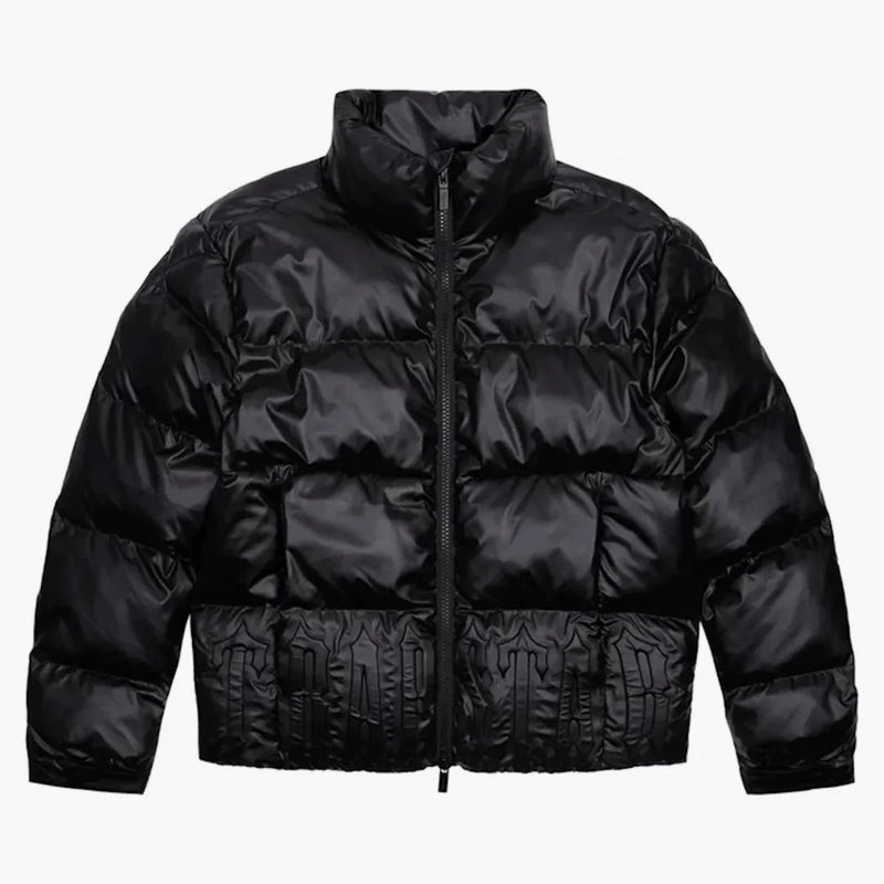 Trapstar Irongate Embossed Puffer Jacket Matte Black