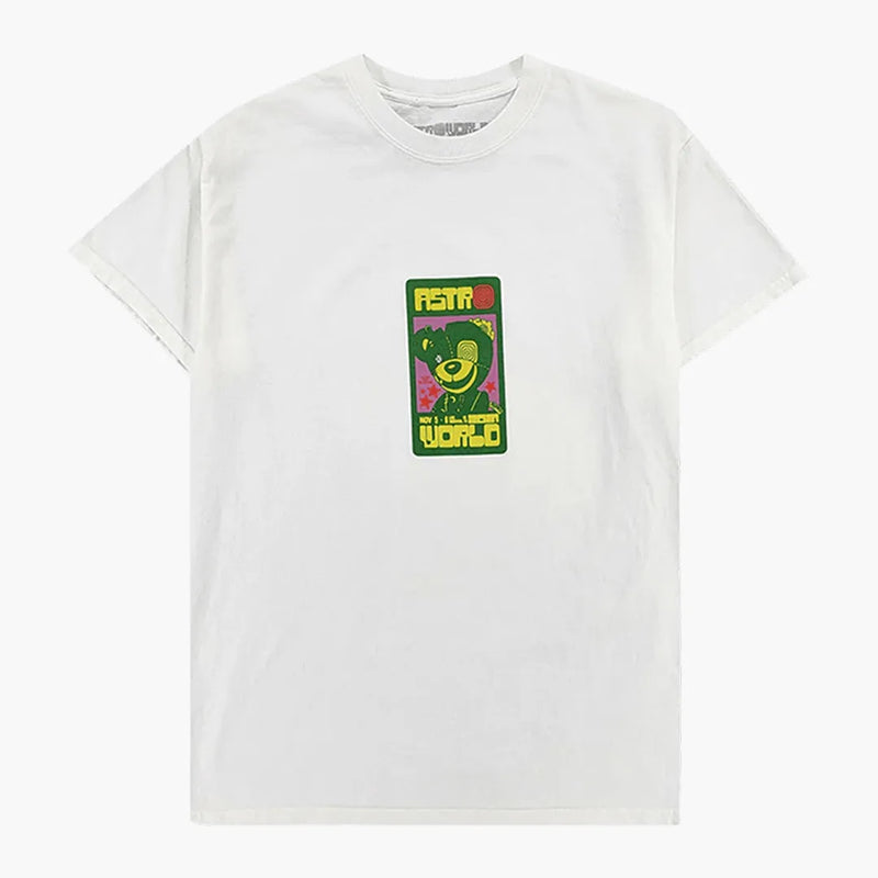 Travis Scott Scare Bear Tee II White