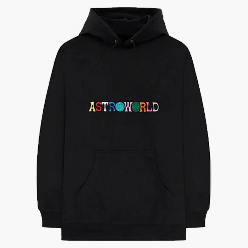 Travis Scott Astroworld Logo Hoodie Black