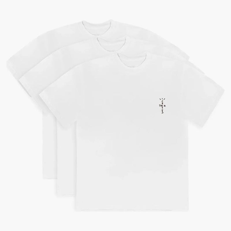 Travis Scott Cj T-shirt (3 Pack) White