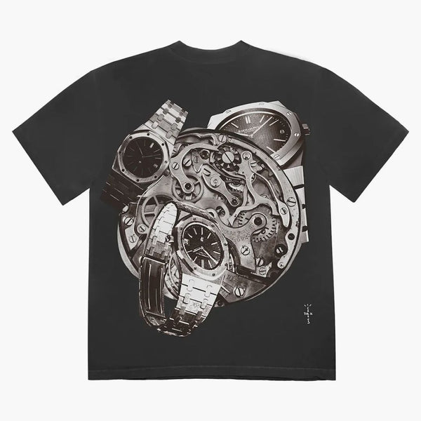 Travis Scott Cj X Audemars Piguet Collage Tee Black