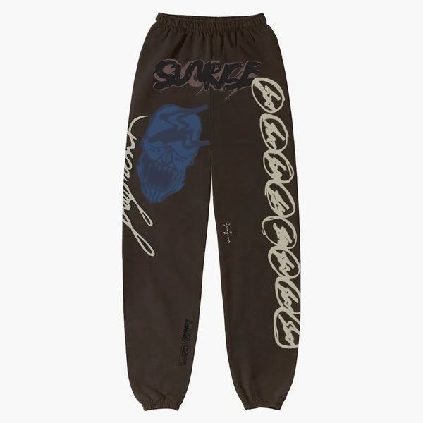 Travis Scott Cactus Jack For Fragment Sunrise Sweatpants Brown