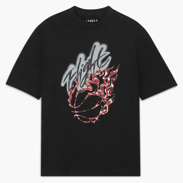 Travis Scott X Jordan Flight Graphic T-shirt Black