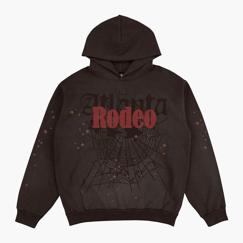 Travis Scott Cactus Jack x Sp5der Days Before Rodeo Hoodie Brown