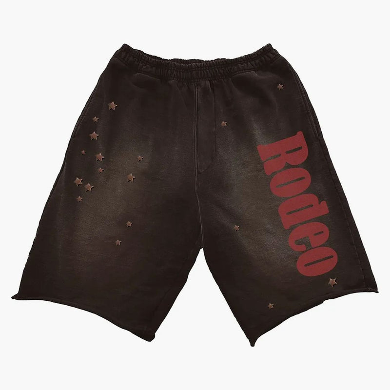 Travis Scott Cactus Jack X Sp5der Days Before Rodeo Shorts Black