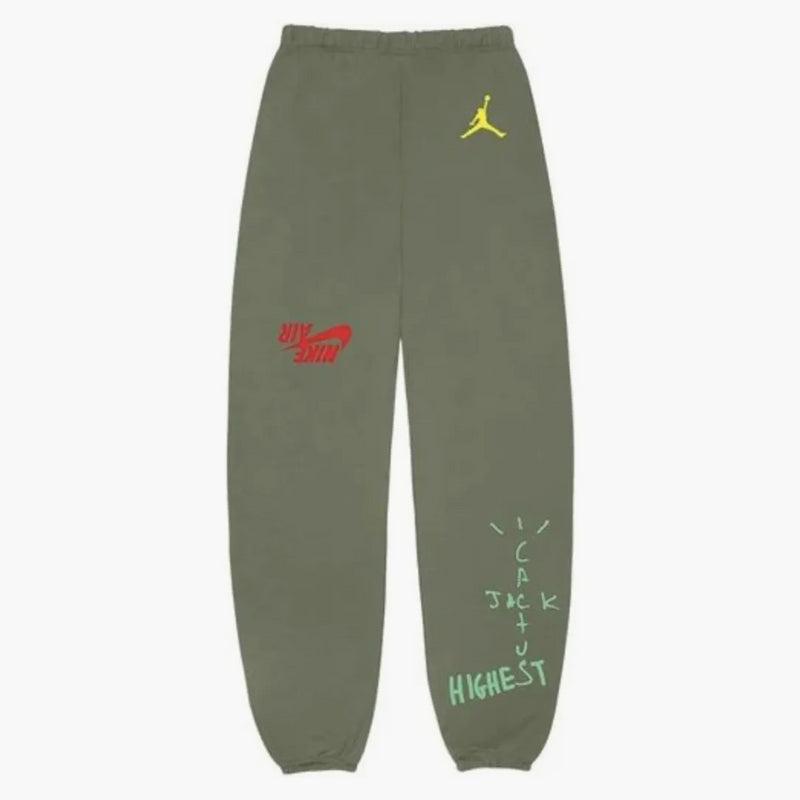 Travis Scott Jordan Cactus Jack Highest Sweatpant Olive