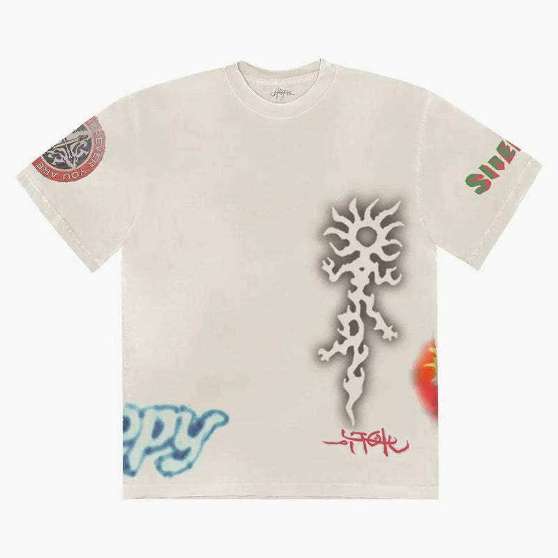 Travis Scott Siren Tee White