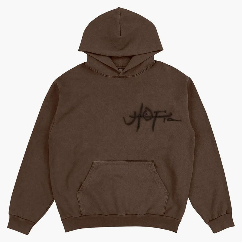 Travis Scott Utopia A2 Hooded Sweatshirt Brown