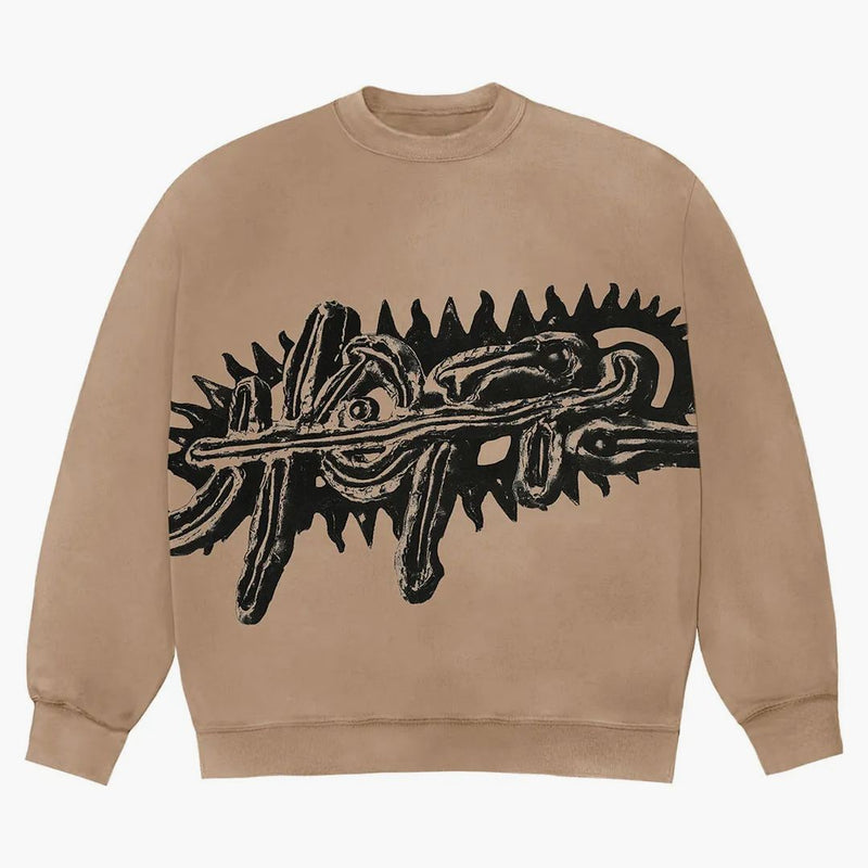 Travis Scott Utopia A3 Crewneck Light Brown