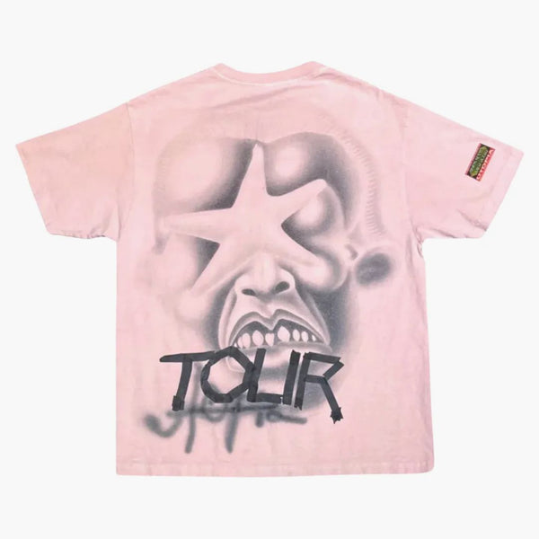 Travis Scott Utopia Circus Maximus Pink Star Tee Pink